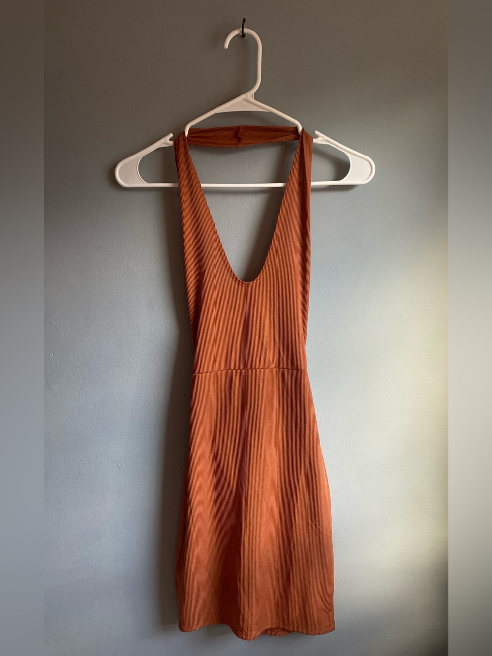 PLT Halter Neck Tie Back Dress